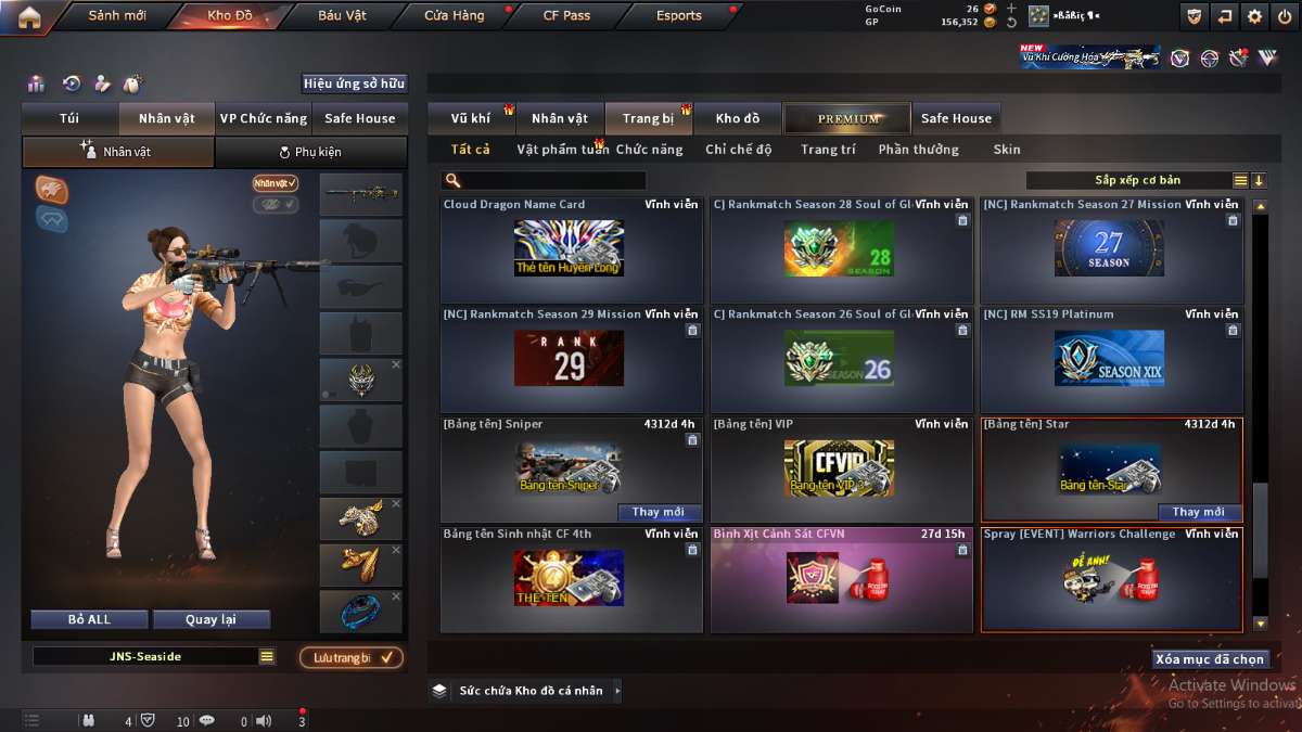 shop acc cf uy tin gia re